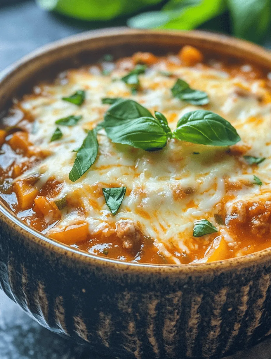 As the temperature drops and the days grow shorter, there's nothing quite like a warm, comforting meal to soothe the soul. The allure of cozy dinners during the colder months often leads us to seek out dishes that not only nourish the body but also evoke feelings of home and warmth. One such dish that has garnered attention in the culinary world is lasagna soup—a delightful twist on the traditional lasagna that combines all the familiar flavors we love into a single, hearty bowl.
