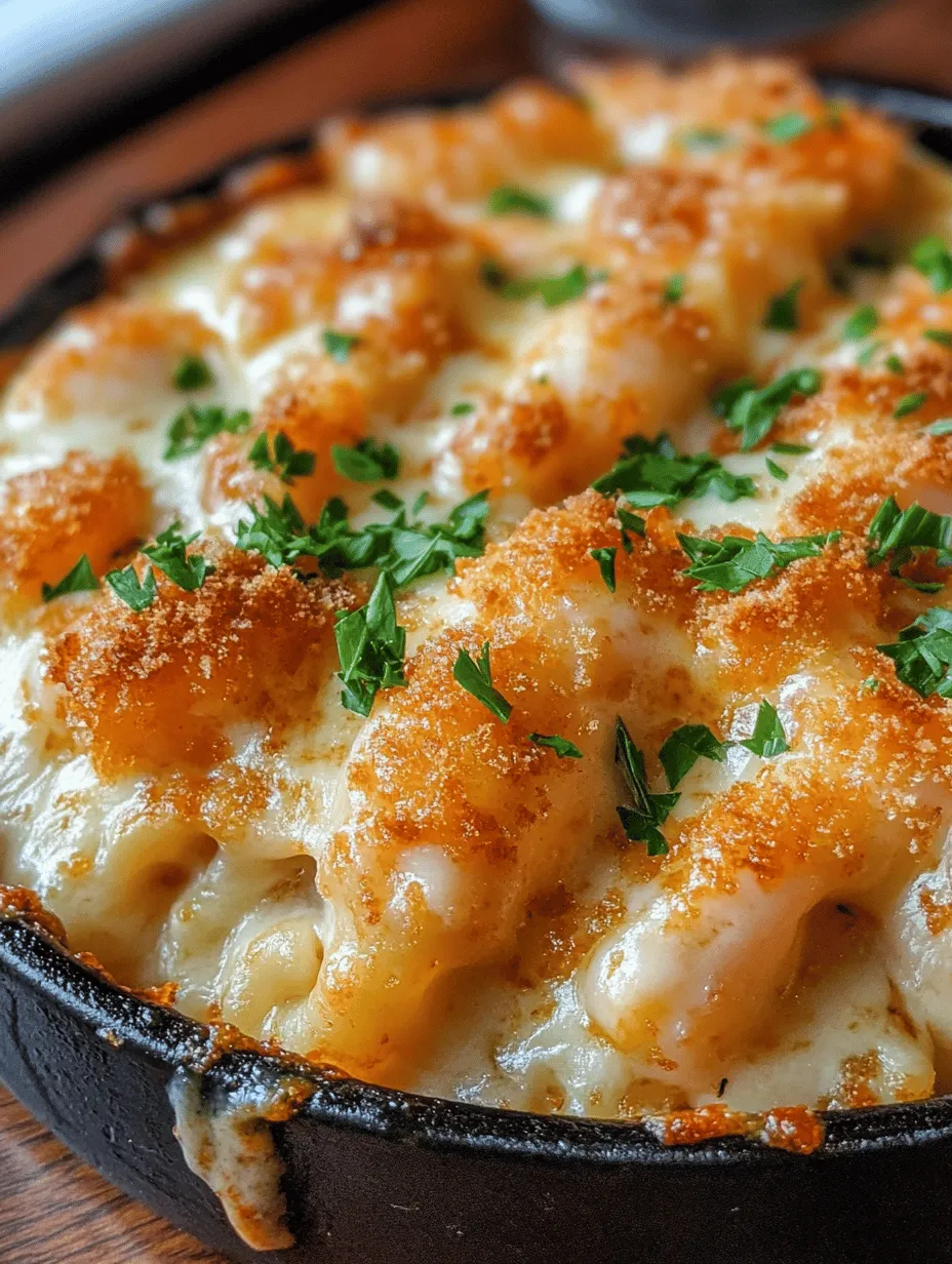 Lobster mac and cheese is a culinary masterpiece that combines the comforting essence of traditional mac and cheese with the luxuriousness of succulent lobster. This dish has gained significant popularity in recent years and is often featured on restaurant menus and special occasion gatherings, captivating food lovers with its rich flavors and creamy texture. The melding of sweet and tender lobster meat with a velvety cheese sauce creates a sumptuous experience that elevates a classic comfort food into a gourmet delight.