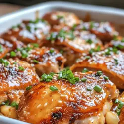 If you're searching for a dish that harmonizes a delightful blend of flavors, look no further than Sweet & Savory Honey Garlic Chicken Thighs. This dish is a culinary masterpiece that combines the rich, succulent taste of chicken thighs with the irresistible sweetness of honey and the aromatic punch of garlic. It’s a perfect recipe for families looking to enjoy a hearty meal that pleases even the pickiest of eaters. Whether you're hosting a casual dinner or preparing a festive feast, this dish’s versatility makes it suitable for various occasions, from weeknight dinners to special celebrations.