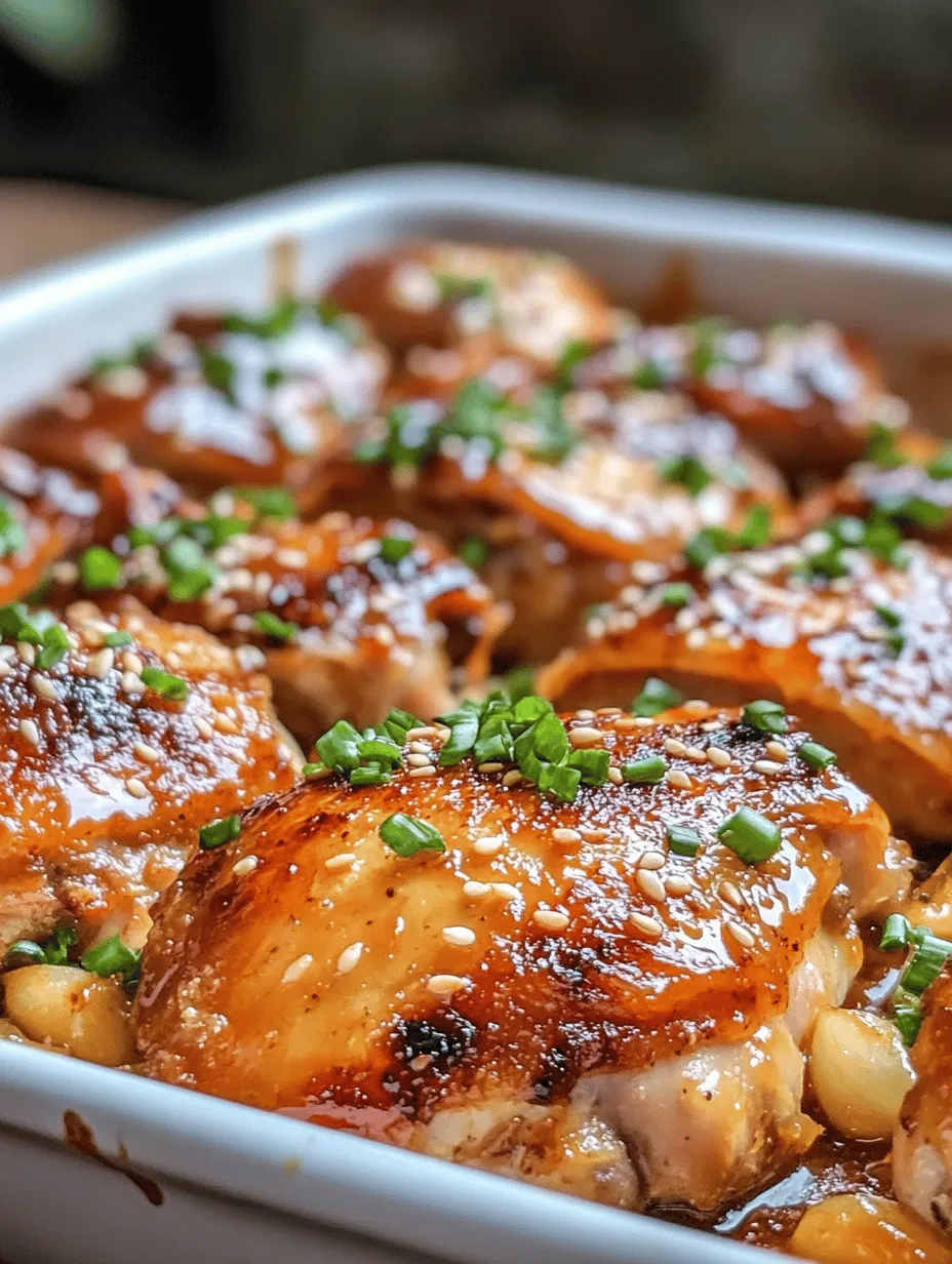 If you're searching for a dish that harmonizes a delightful blend of flavors, look no further than Sweet & Savory Honey Garlic Chicken Thighs. This dish is a culinary masterpiece that combines the rich, succulent taste of chicken thighs with the irresistible sweetness of honey and the aromatic punch of garlic. It’s a perfect recipe for families looking to enjoy a hearty meal that pleases even the pickiest of eaters. Whether you're hosting a casual dinner or preparing a festive feast, this dish’s versatility makes it suitable for various occasions, from weeknight dinners to special celebrations.