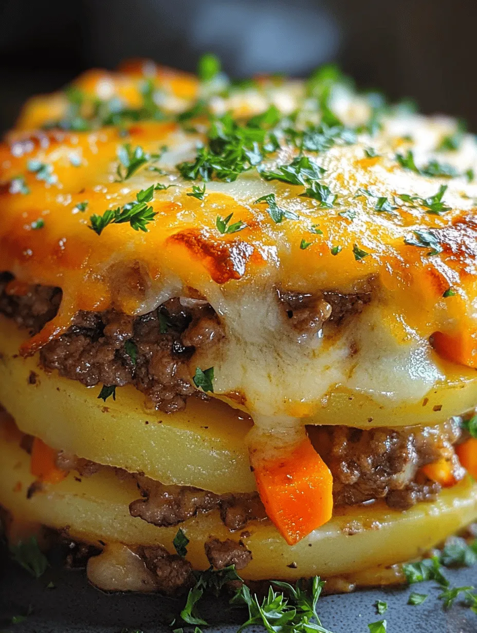 Comfort food has a special place in our hearts and our kitchens. It’s the kind of food that wraps around you like a warm blanket, offering solace during life’s many ups and downs. During the colder months, when the days are shorter and the nights are longer, comfort food becomes even more essential. It's a time for family gatherings, cozy evenings, and hearty meals that promote togetherness. One dish that epitomizes this comforting spirit is the Cheesy Hamburger Potato Delight. This delightful casserole combines familiar, satisfying ingredients into a dish that’s as inviting as it is delicious.