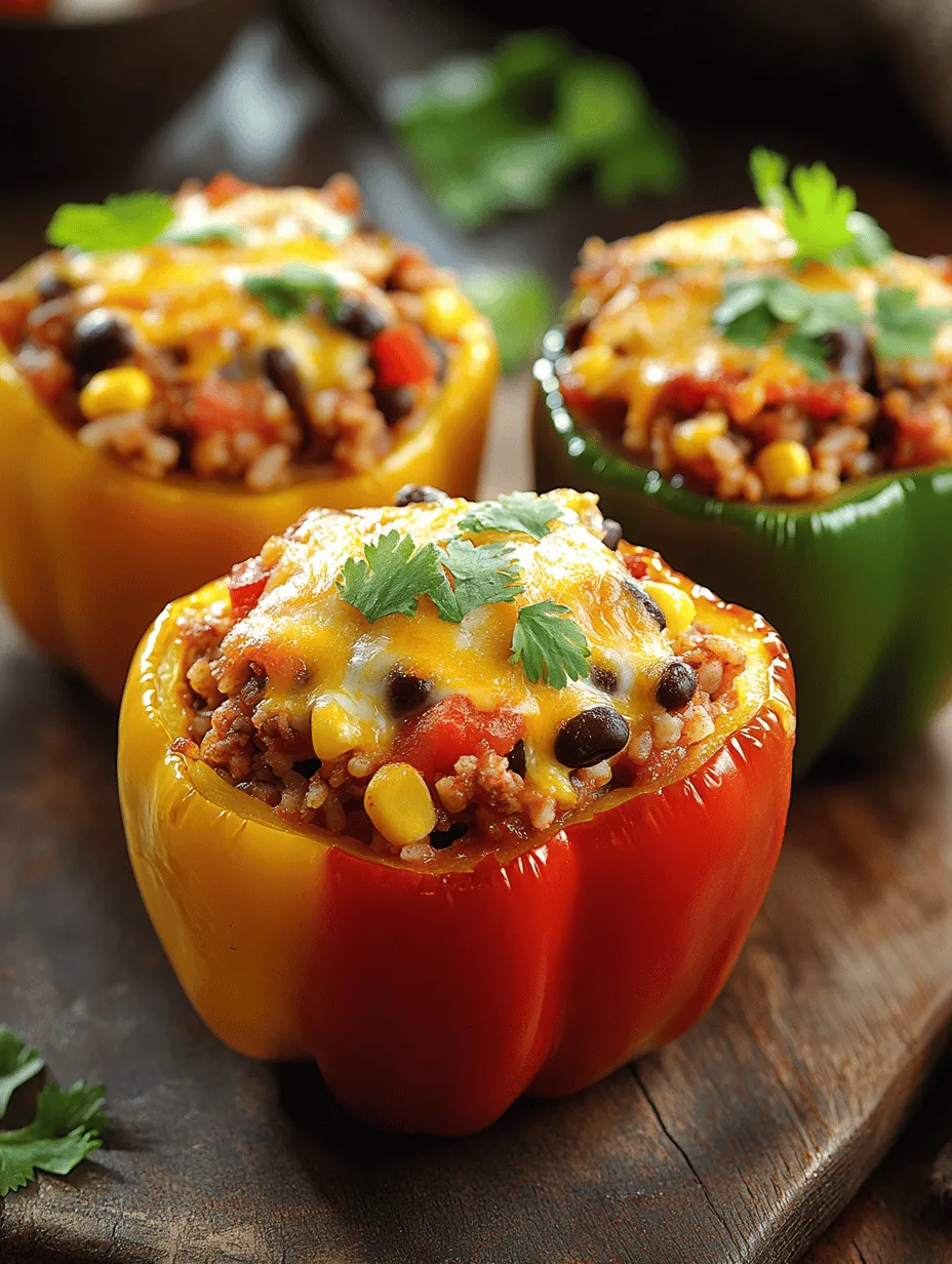 Stuffed bell peppers are a delightful and adaptable meal option, perfect for those seeking a nutritious dish that is as visually appealing as it is flavorful. With their vibrant colors and hearty fillings, these peppers can brighten up any dinner table, making them ideal for family gatherings, casual weeknight dinners, or even festive occasions. The Colorful Delight Stuffed Bell Peppers recipe promises to be a hit with both the cook and the diners, providing a satisfying experience that is easy to prepare and packed with healthy ingredients.