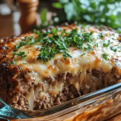 Discover the heartwarming flavors of French cuisine with a delectable twist on a timeless favorite—French Onion Meatloaf. This savory dish harmoniously marries the rich, caramelized flavors of onions with the creamy indulgence of Gruyère cheese, all brought together with hearty ground beef and pork. The result is a mouthwatering meal that not only promises to satisfy but also evokes the warmth of home-cooked comfort food, making it an ideal choice for family dinners and gatherings. In this article, we will take you through the process of crafting this delicious meatloaf from start to finish, offering insights into the ingredients and step-by-step instructions that will ensure your culinary success.