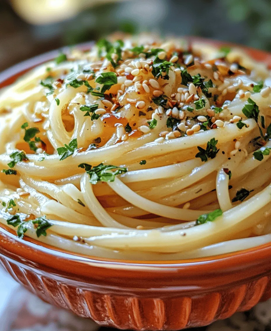 Garlic Sesame Noodles are a delightful and versatile dish that combines the rich umami flavors of sesame and garlic with the satisfying texture of noodles. This dish offers a quick and easy solution for busy weeknights while tantalizing the taste buds with its aromatic ingredients. Whether served as a main course or a side dish, Garlic Sesame Noodles are perfect for any occasion, appealing to both seasoned chefs and novice cooks alike.