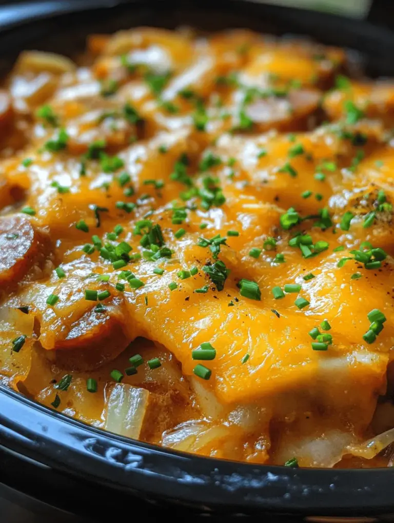 There's something undeniably comforting about a warm, hearty meal that fills the home with tantalizing aromas and brings family members together around the dinner table. One dish that perfectly embodies this sentiment is Slow-Cooked Pierogi Paradise with Kielbasa. This delightful recipe marries two iconic staples of Eastern European cuisine: pierogi and kielbasa. Whether you're enjoying a chilly evening or hosting a family gathering, this dish promises to deliver a satisfying experience that warms the heart and delights the palate.