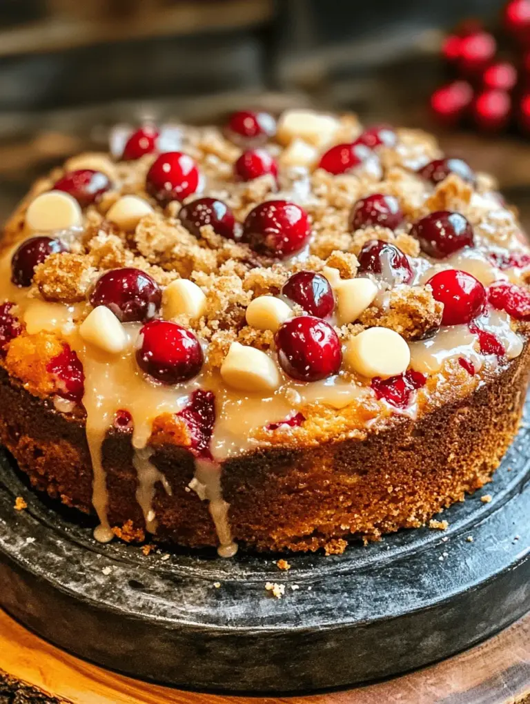As the holiday season approaches, kitchens everywhere begin to fill with the enticing aromas of freshly baked goods. Festive baking has long been a cherished tradition, bringing families and friends together to celebrate with warmth, joy, and delectable treats. One such delightful creation that perfectly encapsulates the spirit of the season is the Cranberry Bliss Coffee Cake. This scrumptious cake, with its vibrant colors and rich flavors, serves as a wonderful centerpiece for holiday gatherings, brunches, or cozy afternoon teas.