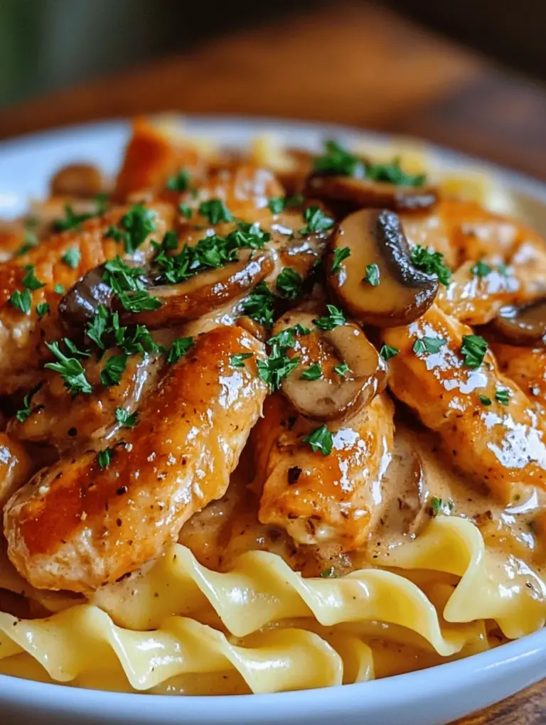 Comfort food is more than just a category of dishes; it’s an emotional experience that brings warmth and nostalgia to our dining tables. These meals often remind us of family gatherings, cozy evenings, and the love that goes into cooking for those we cherish. One dish that embodies this sentiment beautifully is Chicken Stroganoff. Not only is it a family favorite, but it also offers a delightful combination of flavors and textures that make it a go-to recipe for many home cooks.