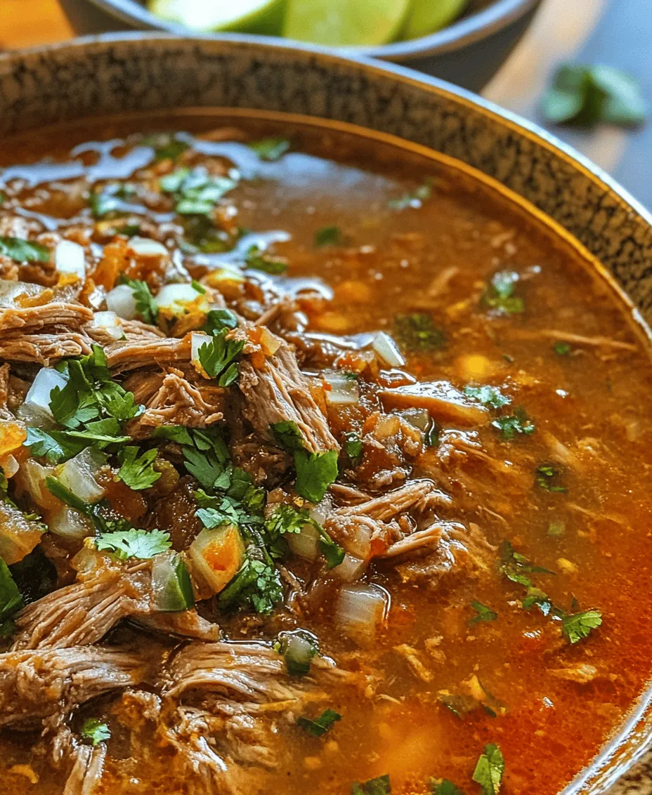 Birria is a beloved dish that embodies the rich culinary heritage of Mexico. Originating from the western state of Jalisco, this traditional Mexican stew has evolved over centuries into a celebrated staple at family gatherings, festive occasions, and street food markets. Known for its rich flavors and tender meat, birria is often served with warm tortillas, allowing diners to appreciate its complexity in every bite. The dish is not merely a meal; it is a symbol of community, culture, and the deep-rooted traditions of Mexican cuisine.