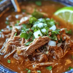 Birria is a beloved dish that embodies the rich culinary heritage of Mexico. Originating from the western state of Jalisco, this traditional Mexican stew has evolved over centuries into a celebrated staple at family gatherings, festive occasions, and street food markets. Known for its rich flavors and tender meat, birria is often served with warm tortillas, allowing diners to appreciate its complexity in every bite. The dish is not merely a meal; it is a symbol of community, culture, and the deep-rooted traditions of Mexican cuisine.