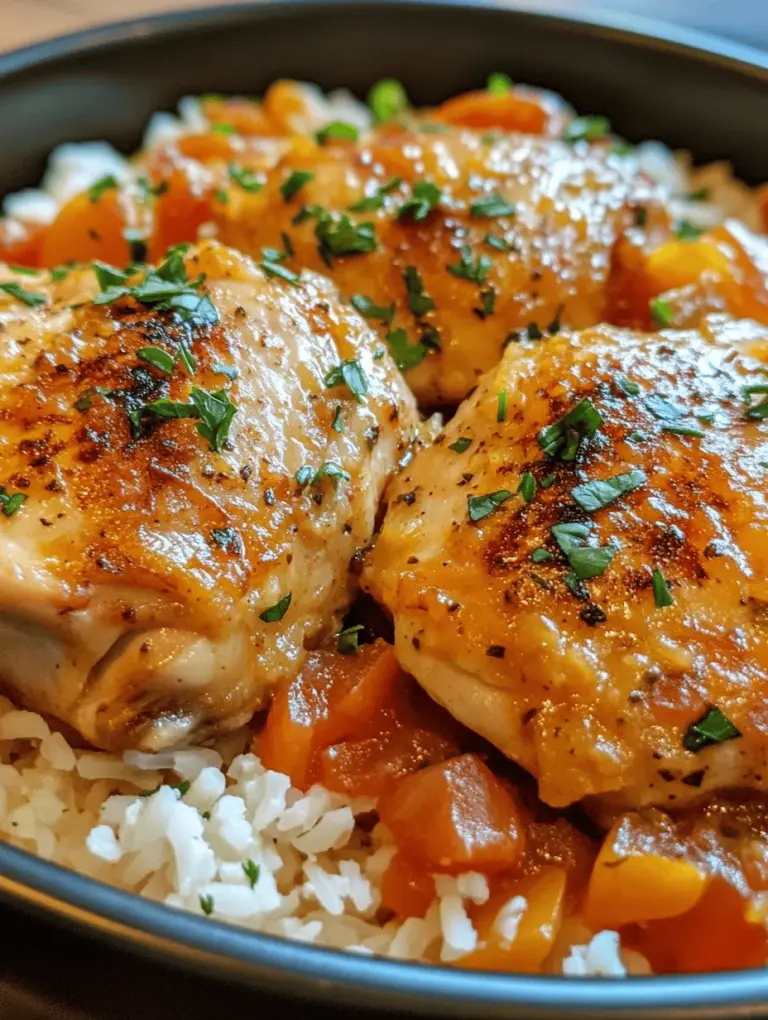 In the realm of home-cooked meals, few dishes evoke the warmth and comfort of a well-prepared one-pan meal as much as Forgotten Chicken and Rice. This delightful recipe brings together tender chicken thighs, fluffy rice, and an array of aromatic spices, creating a symphony of flavors that is both satisfying and nourishing. The beauty of this dish lies not only in its taste but also in the simplicity of its preparation, making it an ideal choice for busy weeknights or lazy weekends.