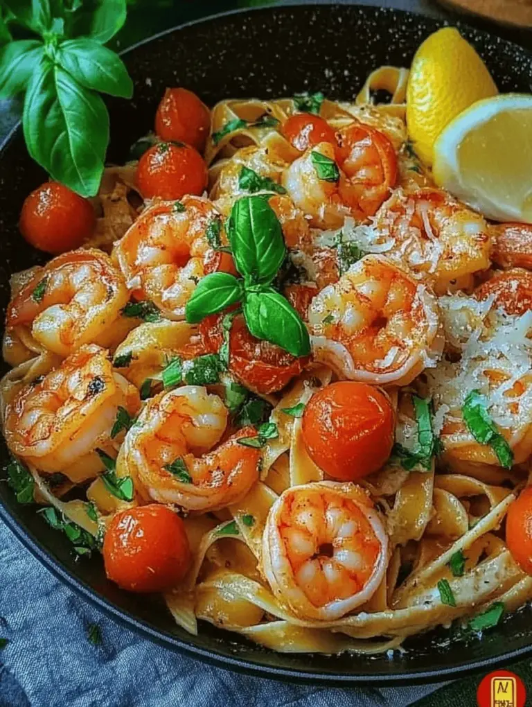 To create the best version of Creamy Shrimp Pasta Delight, understanding the key ingredients is essential. Each component plays a vital role in building the dish's mouthwatering flavor profile.