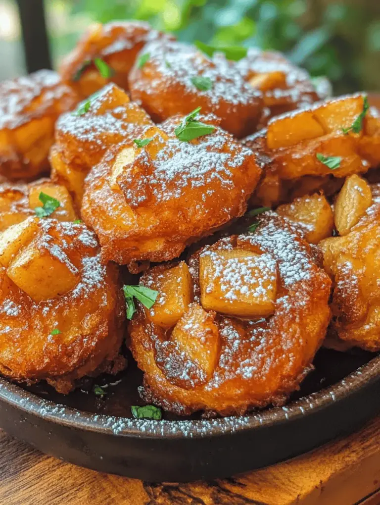 In the world of comfort food, few things can beat the warm, sweet, and slightly spiced goodness of apple fritters. These Crispy Baked Apple Fritters provide a delightful alternative to the traditional fried version, allowing you to indulge in a beloved treat without the extra oil. Perfect for breakfast, a snack, or even dessert, this recipe is destined to become a cherished favorite in your household. With fresh, juicy apples, aromatic spices, and a light, crispy texture, let’s explore how to make these delectable treats from scratch.