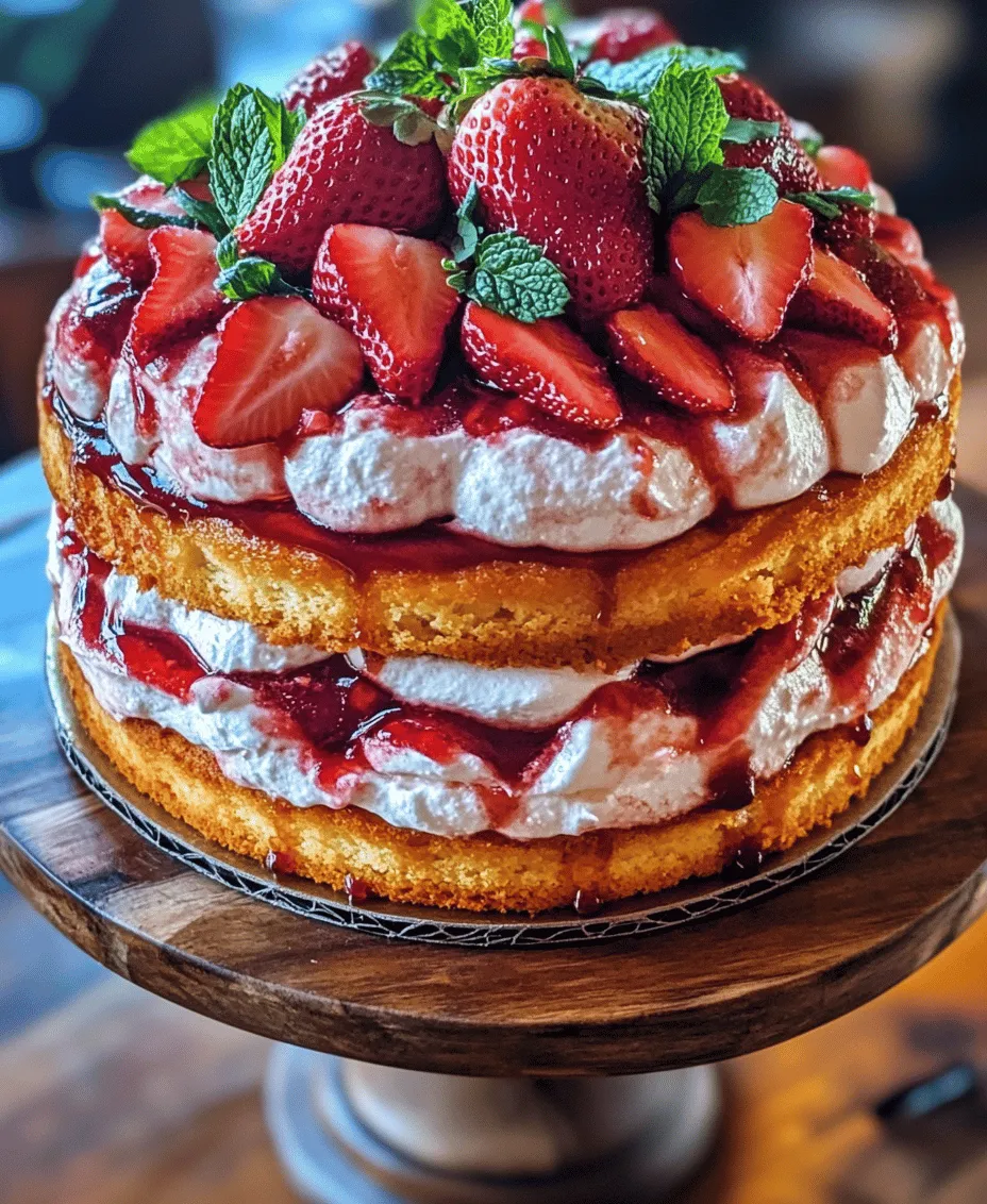 Strawberry desserts hold a special place in the hearts of many, evoking memories of sunlit picnics, summer celebrations, and joyous gatherings. Among these delightful treats, strawberry cake stands out as a true celebration of flavor and freshness. This particular recipe for the best strawberry cake ever promises to deliver an unforgettable experience, combining the moist, tender texture of the cake with the vibrant sweetness of fresh strawberries, all beautifully complemented by a light and airy whipped cream frosting.