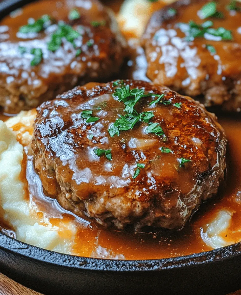 Salisbury steak is a dish that evokes feelings of warmth and nostalgia, often reminding us of family dinners and comforting meals shared around the table. This beloved comfort food, which features seasoned ground beef shaped into patties, has been a staple in American cuisine for generations. Its rich flavor, tender texture, and hearty gravy make it an ideal dish for any occasion, whether it's a weeknight dinner or a special gathering.