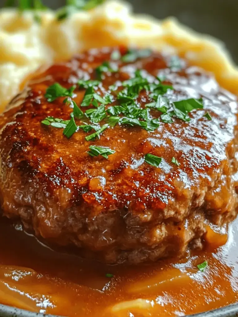 Salisbury steak is a dish that evokes feelings of warmth and nostalgia, often reminding us of family dinners and comforting meals shared around the table. This beloved comfort food, which features seasoned ground beef shaped into patties, has been a staple in American cuisine for generations. Its rich flavor, tender texture, and hearty gravy make it an ideal dish for any occasion, whether it's a weeknight dinner or a special gathering.