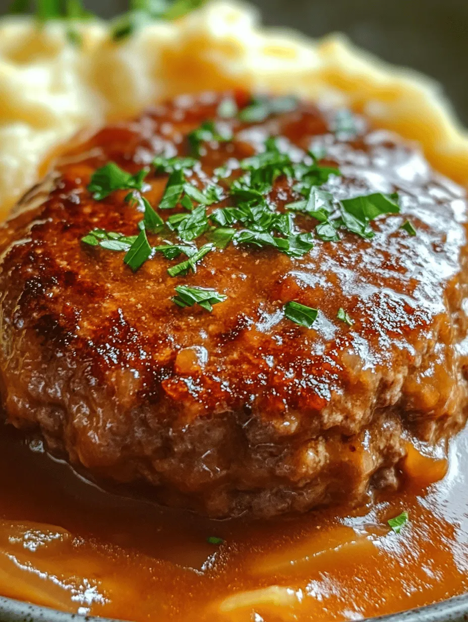 Salisbury steak is a dish that evokes feelings of warmth and nostalgia, often reminding us of family dinners and comforting meals shared around the table. This beloved comfort food, which features seasoned ground beef shaped into patties, has been a staple in American cuisine for generations. Its rich flavor, tender texture, and hearty gravy make it an ideal dish for any occasion, whether it's a weeknight dinner or a special gathering.