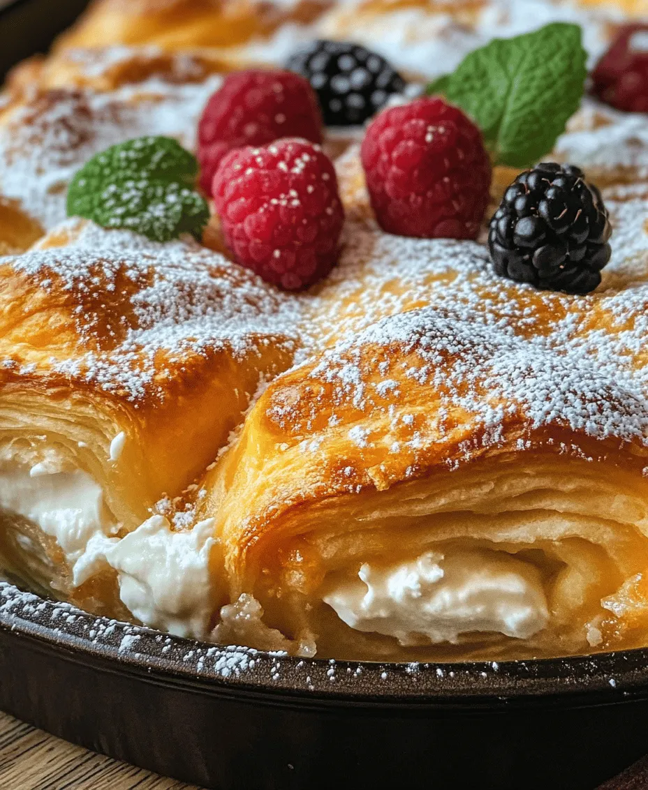 Welcome to the delightful world of desserts, where each bite tells a story and satisfies your sweet cravings. One dessert that has recently captured the hearts of many is the Cheesecake Crescent Rolls Casserole. This scrumptious dish combines the creamy richness of cheesecake with the flaky goodness of crescent rolls, resulting in a mouthwatering treat that is sure to impress family and friends alike.