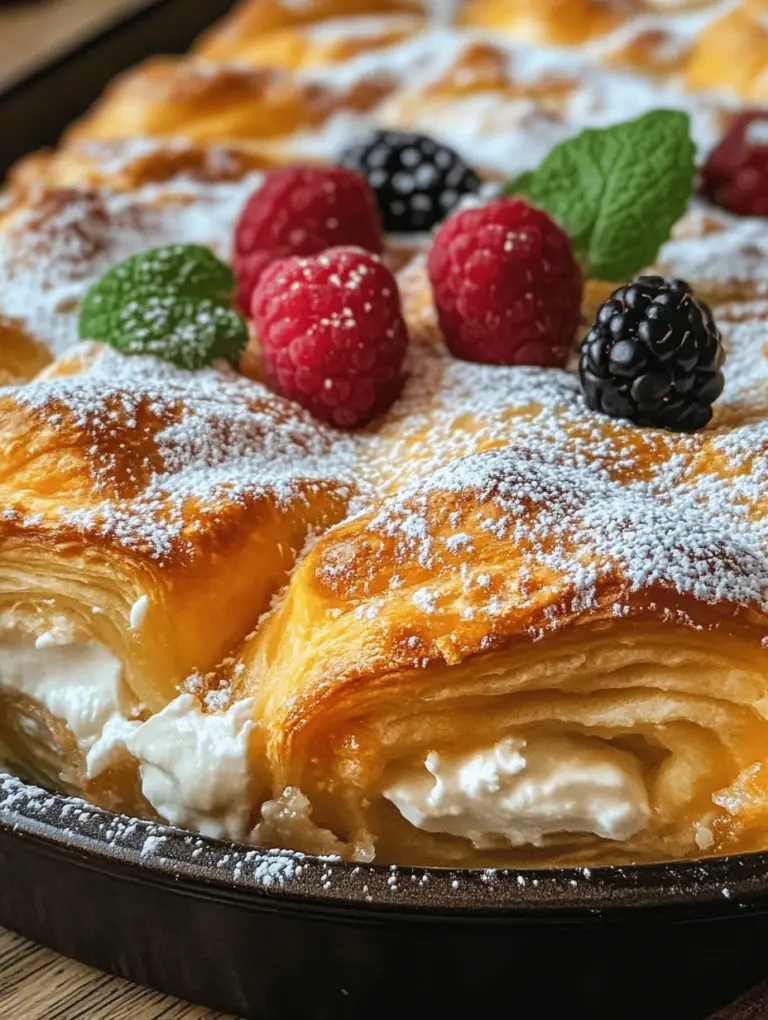 Welcome to the delightful world of desserts, where each bite tells a story and satisfies your sweet cravings. One dessert that has recently captured the hearts of many is the Cheesecake Crescent Rolls Casserole. This scrumptious dish combines the creamy richness of cheesecake with the flaky goodness of crescent rolls, resulting in a mouthwatering treat that is sure to impress family and friends alike.