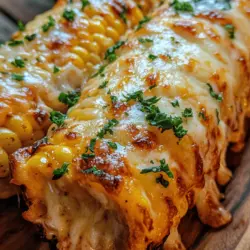 As the sun shines brighter and the days stretch longer, summer brings with it the perfect opportunity to indulge in vibrant outdoor gatherings, festive barbecues, and casual family dinners. One dish that captures the essence of summer is the classic corn on the cob, and when you elevate it with a rich, cheesy, and garlicky twist, you get the delightful Cheesy Garlic Butter Corn on the Cob Delight. This recipe not only celebrates the fresh and sweet flavors of corn but also delivers an irresistible combination of ingredients that will have everyone coming back for seconds.