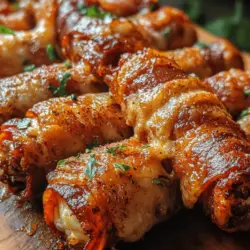 There's something undeniably comforting about the combination of bacon and cheese. Whether it's the smoky, savory flavor of crispy bacon or the creamy, rich texture of melted cheese, these two ingredients have become staples in many households and are adored by food lovers around the world. Among the myriad ways to enjoy these beloved ingredients, the Carnivore Bacon Mozzarella Sticks stand out as a particularly enticing option. This protein-packed snack is perfect for those following low-carb diets, offering a satisfying crunch and a gooey, cheesy interior that will leave you wanting more.