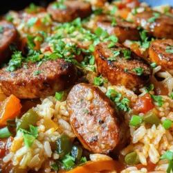 Cajun cuisine, a vibrant and dynamic culinary tradition from Louisiana, is celebrated for its bold, robust flavors and the harmonious blend of spices. This style of cooking, rooted in the culture of Acadian exiles, has evolved over the years, incorporating a variety of influences, including French, African, and Spanish. Cajun dishes are often characterized by their use of local ingredients, vibrant colors, and a unique combination of spices that create a symphony of flavors. Among the many beloved dishes in Cajun cooking, the Cajun Sausage and Rice Skillet stands out as a quintessential representation of this culinary heritage.