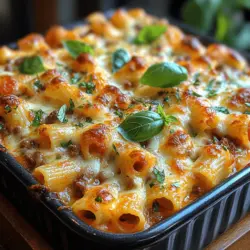 To create the perfect cheesy baked ziti, it’s essential to understand the role each ingredient plays in this delightful dish. Here’s a closer look at what you will need and why each component is important: