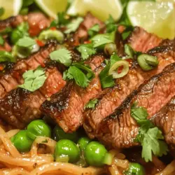 In our fast-paced world, the demand for quick yet delicious meals has never been more pronounced. Enter Garlic Butter Steak Lightning Noodles, a dish that not only promises to satisfy your hunger but also tantalizes your taste buds with a delightful medley of flavors. This recipe combines tender flank steak, fresh noodles, and a rich garlic butter sauce, making it a standout choice for busy weeknights or when you want to impress guests with minimal effort.
