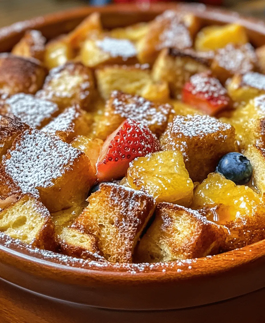 The foundation of any good French toast casserole is the bread, and for this recipe, using challah or brioche is highly recommended. Both types of bread are enriched, meaning they contain eggs and butter, which provide a rich texture and flavor.
