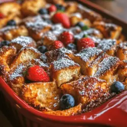 The foundation of any good French toast casserole is the bread, and for this recipe, using challah or brioche is highly recommended. Both types of bread are enriched, meaning they contain eggs and butter, which provide a rich texture and flavor.