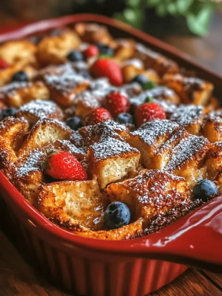 The foundation of any good French toast casserole is the bread, and for this recipe, using challah or brioche is highly recommended. Both types of bread are enriched, meaning they contain eggs and butter, which provide a rich texture and flavor.