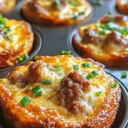 To fully appreciate the richness of Savory Sausage, Cheddar, and Onion Egg Muffins, it’s essential to understand the key ingredients that contribute to their unique flavor and nutritional benefits. Each component plays a vital role in creating a balanced and satisfying dish.