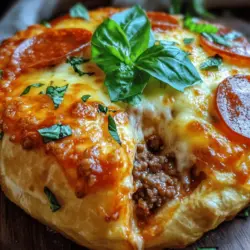 The Pizza Burger Pie is an innovative culinary creation that seamlessly merges two beloved comfort foods—pizza and burgers—into one mouthwatering dish. This fusion recipe is not only a feast for the eyes but also a celebration of flavors and textures that appeals to diners of all ages. Whether you’re hosting a family dinner, planning a casual gathering with friends, or looking for a fun dish to serve at a party, the Pizza Burger Pie is a showstopper that is sure to impress.