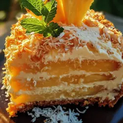 Welcome to a slice of paradise with our Tropical Bliss: Pineapple Juice Cake! This delightful dessert brings the vibrant, sun-soaked flavors of the tropics straight to your kitchen. Inspired by the rich culinary traditions of tropical regions, this cake features the sweet and tangy taste of pineapple juice, creating a moist and flavorful treat that’s sure to transport your taste buds to a sandy beach under swaying palm trees.