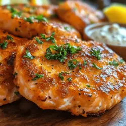 Salmon patties are a beloved classic comfort food that has graced dinner tables for generations. Their warm, tender texture and savory flavor make them a go-to dish for families looking to enjoy a nutritious meal without the fuss. The appeal of salmon patties lies not only in their deliciousness but also in their versatility; they can be served in various ways, from a simple weeknight dinner to a sophisticated appetizer for entertaining guests.