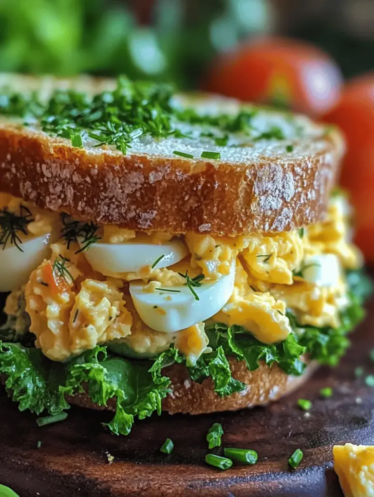 Egg salad sandwiches have long been a beloved staple in lunchboxes and picnics, celebrated for their comforting, creamy texture and versatility. Whether served on a slice of your favorite bread, in a wrap, or even atop a bed of greens, egg salad is a dish that can cater to various tastes and dietary preferences. The classic recipe is simple, typically featuring hard-boiled eggs mixed with mayonnaise and basic seasonings. But what if we told you there's a way to elevate this beloved dish to new heights?