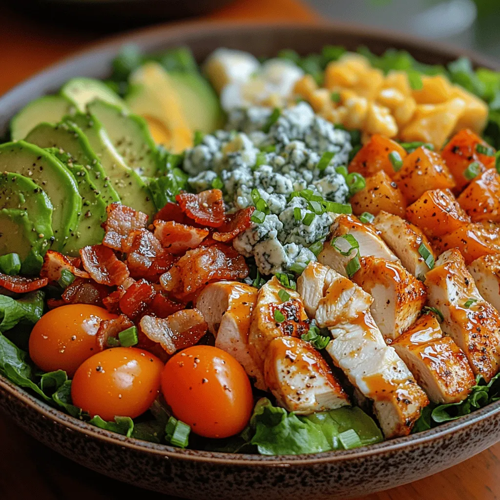 Cobb Salad is a timeless classic that has firmly established itself as a staple in American cuisine. Known for its vibrant colors and hearty ingredients, this salad is not just a meal but a celebration of fresh produce and flavor. Originating from the culinary traditions of the early 20th century, the Cobb Salad has evolved into a popular choice for those seeking a healthy yet satisfying meal. The combination of fresh vegetables, protein-packed ingredients, and a tangy dressing makes it an ideal option for various dietary preferences, from meat lovers to vegetarians.
