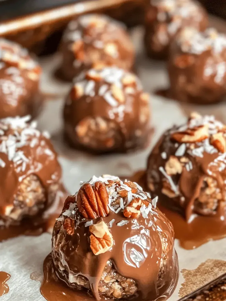 Pecan Pie Balls Delight is an innovative twist on the classic pecan pie, transforming the beloved flavors into a bite-sized, no-bake treat. Perfect for gatherings or as a sweet indulgence at home, these delightful balls capture the essence of traditional pecan pie while offering a healthier alternative. The combination of rich, nutty pecans with natural sweeteners and wholesome ingredients makes these treats not only delicious but also a guilt-free option for dessert lovers.