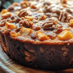 Amish cooking is known for its heartwarming recipes that often evoke a sense of nostalgia, drawing upon traditions passed down through generations. Within this culinary landscape, one dish stands out as a cherished dessert: the Amish Applesauce Cake. This delightful cake is more than just a recipe; it embodies the essence of home baking, offering warmth and comfort in every bite. The combination of moist texture, rich flavors, and the simplicity of preparation makes it a favorite among many, whether for a family gathering, potluck, or simply to enjoy with a cup of coffee on a quiet afternoon.