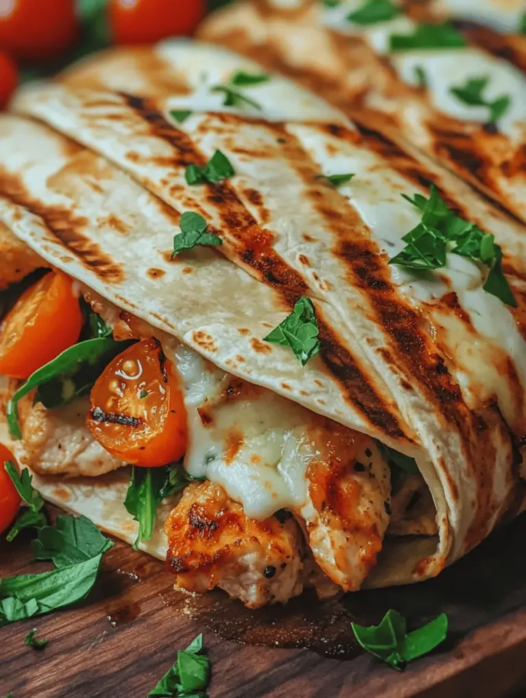 Wraps have emerged as a go-to meal option for many, owing to their convenience and adaptability. Whether you're on the run, packing lunch for work, or enjoying a relaxed dinner at home, wraps offer a satisfying and nutritious way to enjoy a variety of flavors. Among the myriad of wrap recipes available, Savory Chicken Wraps with Garlic and Cheese Delight stand out as a favorite. This delightful dish marries the rich flavors of garlic and cheese with tender chicken, creating an irresistible wrap that’s sure to please.