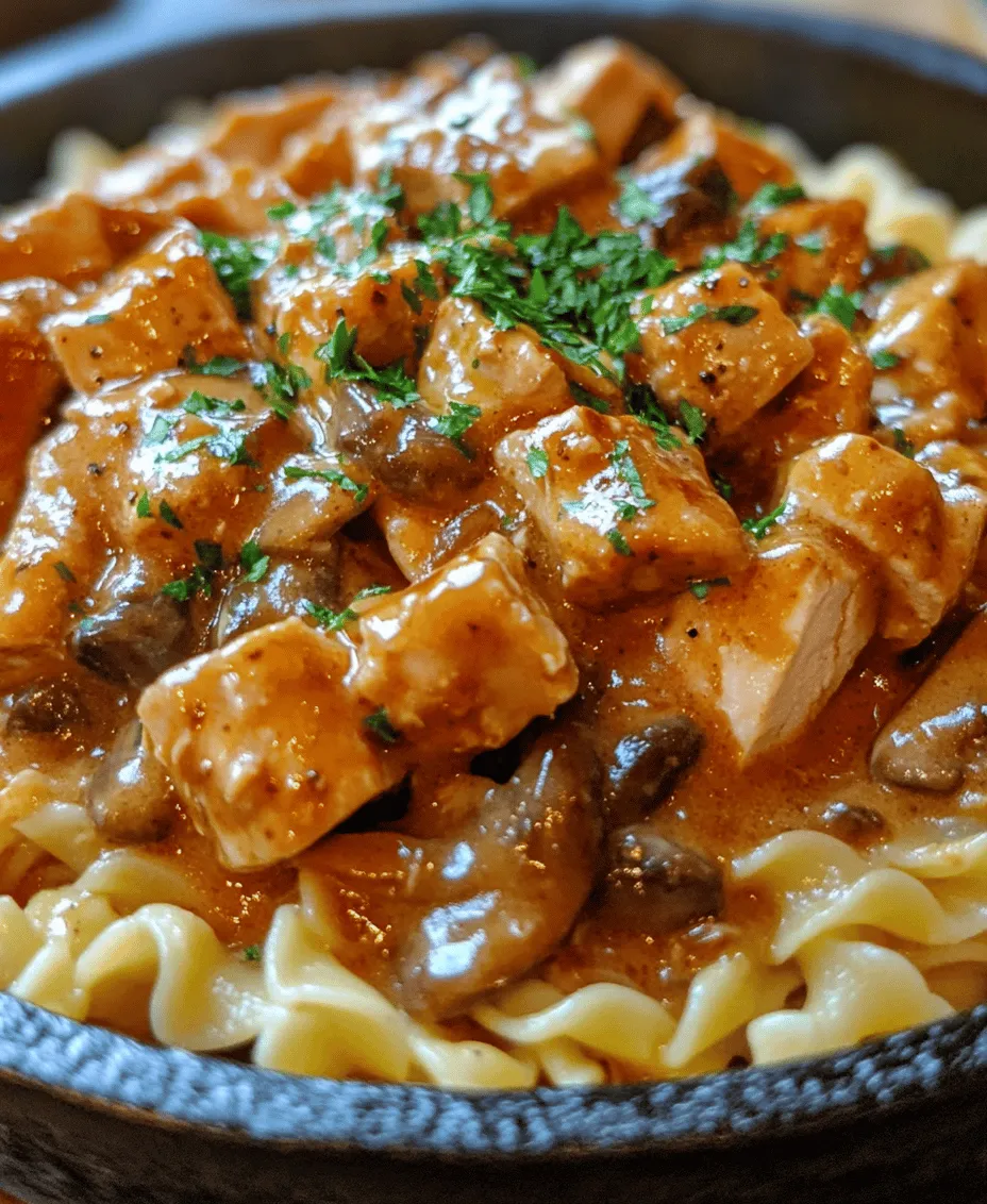 If you’re searching for a dish that combines comfort, richness, and ease of preparation, look no further than Creamy Chicken Mushroom Stroganoff. This delightful recipe brings together tender chicken, earthy mushrooms, and a luxurious creamy sauce to create a meal that warms the heart and satisfies the palate. Originating in Russia during the 19th century, stroganoff has evolved from its humble beginnings into a versatile dish enjoyed around the globe. While the classic version often features beef, variations like this chicken rendition have become popular for their lighter profile and accessibility.