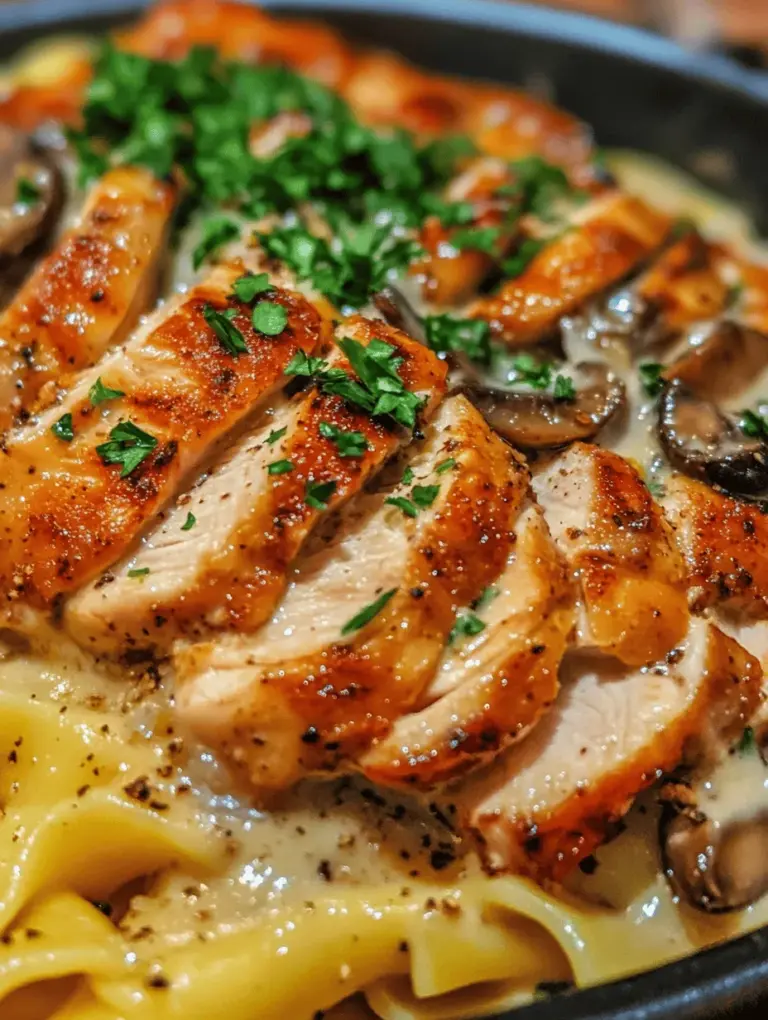 If you’re searching for a dish that combines comfort, richness, and ease of preparation, look no further than Creamy Chicken Mushroom Stroganoff. This delightful recipe brings together tender chicken, earthy mushrooms, and a luxurious creamy sauce to create a meal that warms the heart and satisfies the palate. Originating in Russia during the 19th century, stroganoff has evolved from its humble beginnings into a versatile dish enjoyed around the globe. While the classic version often features beef, variations like this chicken rendition have become popular for their lighter profile and accessibility.