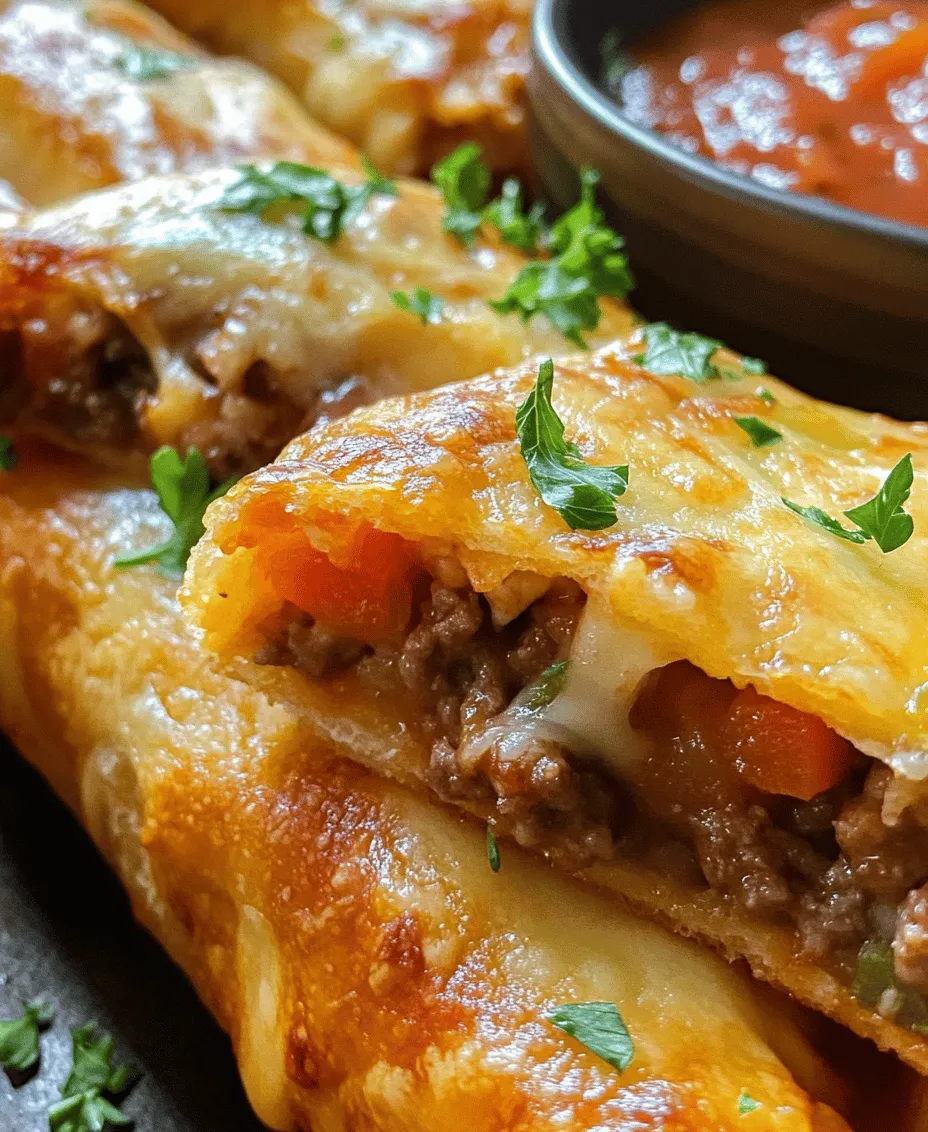 Philly Cheesesteak Stuffed Cheesy Breadsticks bring a delightful twist to a beloved classic, combining the rich, savory flavors of a traditional cheesesteak into a fun and shareable appetizer. Originating in the heart of Philadelphia, the cheesesteak has become a staple in American cuisine, known for its tender beef, melted cheese, and a variety of toppings. This recipe takes those iconic elements and wraps them in a warm, cheesy breadstick, making for the perfect party food or game day treat.