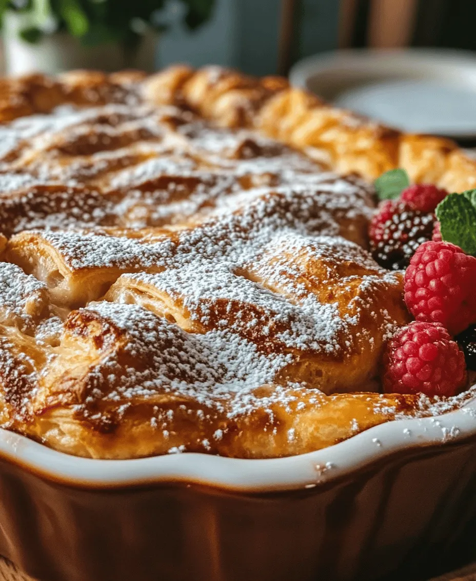 Are you looking for a dessert that combines ease of preparation with an impressive presentation? Look no further than the delectable Cheesecake Crescent Rolls Casserole. This delightful dish marries the flaky, buttery goodness of crescent rolls with the rich, creamy texture of cheesecake, resulting in a dessert that is as pleasing to the palate as it is to the eye. Perfect for family gatherings, potlucks, or simply a cozy night in, this casserole promises to be a favorite among dessert enthusiasts.