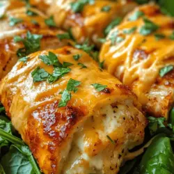 If you’re looking for a meal that combines comfort, flavor, and convenience, look no further than Cheesy Garlic Chicken Wraps. This mouthwatering dish features succulent pieces of chicken enveloped in a creamy, cheesy filling, all wrapped up in a soft tortilla. Perfect for a quick weeknight dinner or a satisfying lunch, these wraps are designed to please even the pickiest eaters. Not only are they easy to prepare, but they also offer a delightful combination of flavors that make them a favorite among families and food enthusiasts alike.
