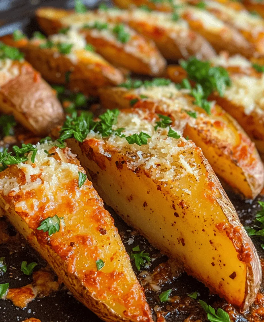 In the realm of comfort food, few dishes can rival the satisfaction of crispy baked garlic Parmesan potato wedges. This delightful recipe combines the earthy flavor of russet potatoes with the robust notes of garlic and the rich, savory essence of Parmesan cheese. Whether enjoyed as a side dish to complement a hearty entrée, a snack to satiate those midday cravings, or an appetizer to kick off a gathering, these potato wedges are not only easy to prepare but also promise a crunchy exterior and a tender interior that will have everyone reaching for more.