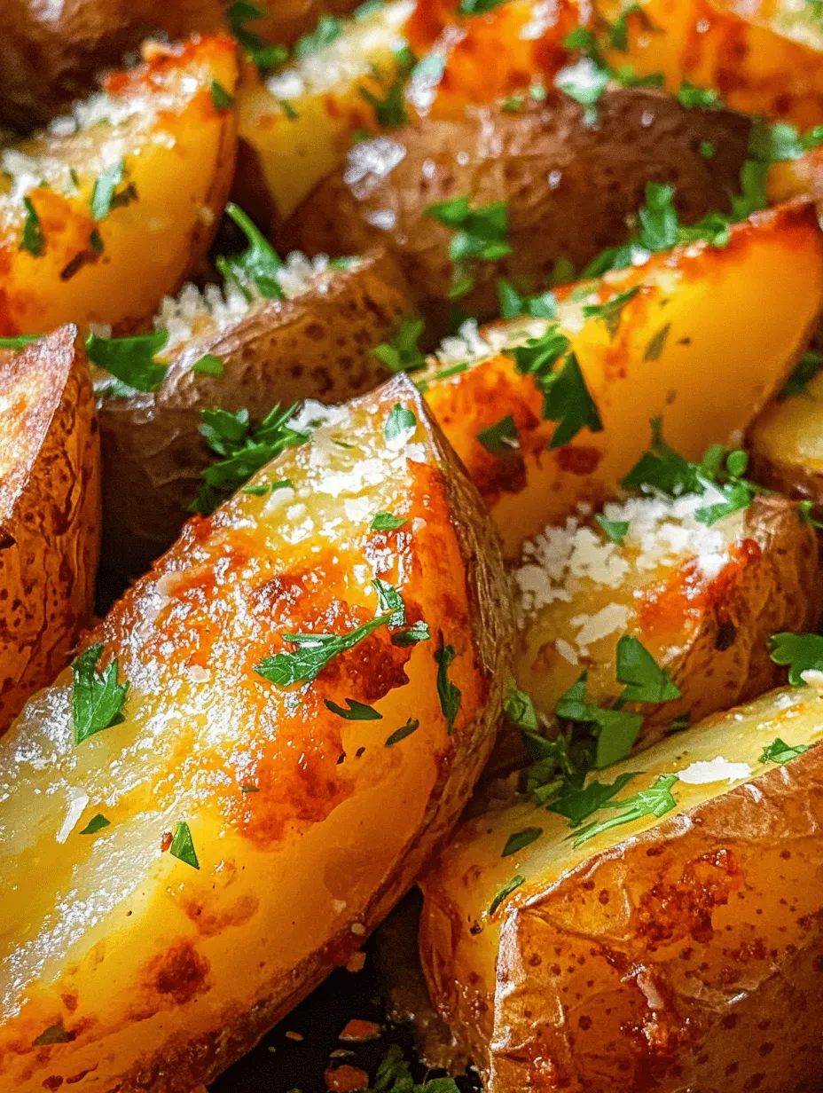 In the realm of comfort food, few dishes can rival the satisfaction of crispy baked garlic Parmesan potato wedges. This delightful recipe combines the earthy flavor of russet potatoes with the robust notes of garlic and the rich, savory essence of Parmesan cheese. Whether enjoyed as a side dish to complement a hearty entrée, a snack to satiate those midday cravings, or an appetizer to kick off a gathering, these potato wedges are not only easy to prepare but also promise a crunchy exterior and a tender interior that will have everyone reaching for more.