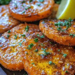 Fried tomatoes are a beloved comfort food that have found a special place in many kitchens across the globe. Whether served as a side dish, a tasty appetizer, or a unique addition to a main course, fried tomatoes bring a burst of flavor and a satisfying crunch that can elevate any meal. This dish is particularly appealing when made with fresh, ripe tomatoes, which not only enhance the taste but also offer a vibrant color that can brighten up your plate. The simplicity of this recipe makes it accessible, while the depth of flavor ensures that it is anything but ordinary.