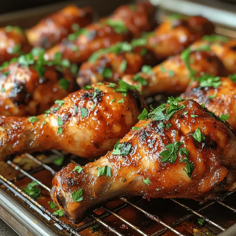 When it comes to classic comfort food, few dishes can hold a candle to oven-baked BBQ chicken drumsticks. This beloved dish balances rich, smoky flavors with juicy, tender meat and a satisfyingly crispy skin that tantalizes the taste buds. Whether you’re hosting a family gathering, planning a weekend barbecue, or simply looking for a quick weeknight meal, BBQ chicken drumsticks are the perfect choice. Their versatility and universal appeal make them a staple across various cuisines and occasions, ensuring there’s never a wrong time to indulge in this savory delight.