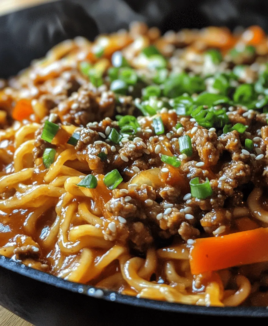 Mongolian cuisine is renowned for its bold flavors and hearty ingredients, reflecting the nomadic lifestyle of the Mongolian people. While often associated with barbecued meats and dairy products, the culinary landscape of Mongolia is diverse, utilizing a wide range of ingredients to create comforting and satisfying dishes. One standout recipe that encapsulates the essence of Mongolian flavors is Sweet and Savory Mongolian Ground Beef Noodles. This dish beautifully balances sweet, savory, and umami notes, making it a delightful option for any meal.