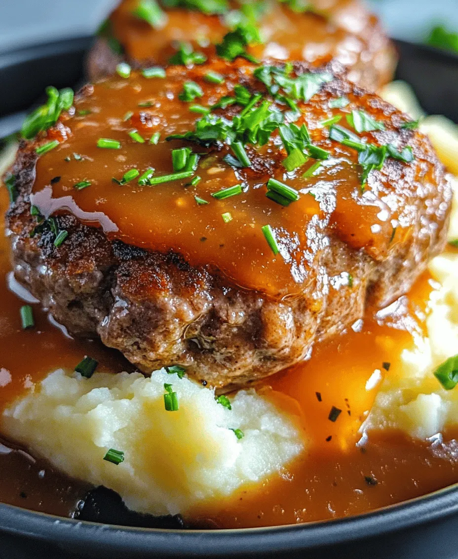 In the realm of comfort food, few dishes evoke the same sense of warmth and nostalgia as Savory Beef Patty & Creamy Gravy Delight. This dish is a hearty combination of juicy beef patties enveloped in a rich, creamy gravy, served alongside velvety mashed potatoes. It’s not just a meal; it’s a culinary embrace that takes you back to family dinners and cozy gatherings. The balance of flavors and textures in this dish makes it a favorite for many, proving that sometimes, the simplest ingredients can create the most satisfying results.